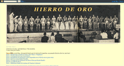 Desktop Screenshot of hierrodeoro.blogspot.com