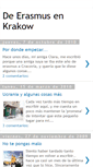 Mobile Screenshot of erasmuscracovia.blogspot.com