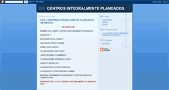 Desktop Screenshot of centros-integralmente-planeados.blogspot.com
