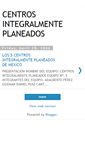 Mobile Screenshot of centros-integralmente-planeados.blogspot.com