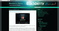 Desktop Screenshot of bberrymania.blogspot.com