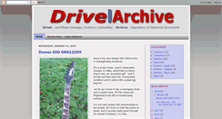 Desktop Screenshot of drivelarchive.blogspot.com