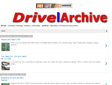 Tablet Screenshot of drivelarchive.blogspot.com