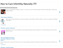 Tablet Screenshot of how-to-cure-infertility-naturally.blogspot.com