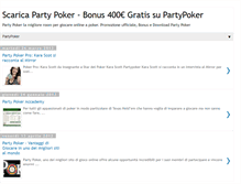 Tablet Screenshot of party-poker-holdem.blogspot.com