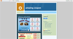 Desktop Screenshot of amazingcoupons.blogspot.com