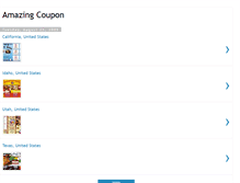 Tablet Screenshot of amazingcoupons.blogspot.com
