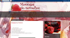 Desktop Screenshot of morangossaovermelhos.blogspot.com