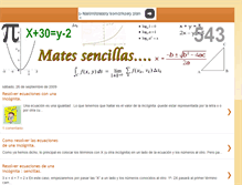Tablet Screenshot of ecuacionesde1incognita.blogspot.com