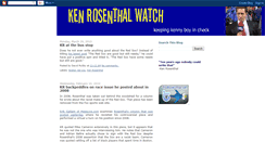 Desktop Screenshot of kenrosenthalwatch.blogspot.com