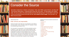Desktop Screenshot of considerthesource2.blogspot.com