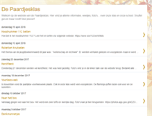 Tablet Screenshot of de-paardjesklas.blogspot.com