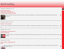 Tablet Screenshot of kylecoaching.blogspot.com