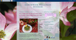 Desktop Screenshot of earthwisewellnesswisdom.blogspot.com