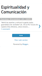 Mobile Screenshot of espiritualidadycomunicacion.blogspot.com