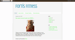 Desktop Screenshot of fortisfitness.blogspot.com