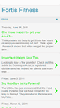 Mobile Screenshot of fortisfitness.blogspot.com