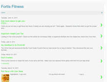 Tablet Screenshot of fortisfitness.blogspot.com