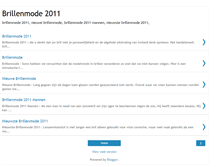 Tablet Screenshot of brillenmode2011.blogspot.com