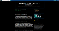 Desktop Screenshot of externato-clubedeetica.blogspot.com