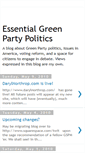 Mobile Screenshot of essentialgreenparty.blogspot.com