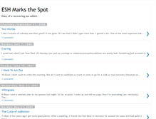 Tablet Screenshot of eshmarksthespot.blogspot.com