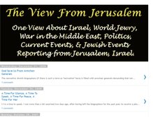 Tablet Screenshot of jerusalemview.blogspot.com