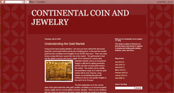 Desktop Screenshot of continentalcoin.blogspot.com