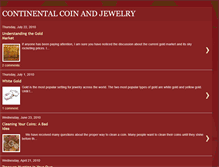 Tablet Screenshot of continentalcoin.blogspot.com