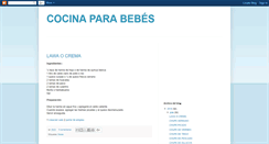 Desktop Screenshot of margaret-cocinaparabebes.blogspot.com