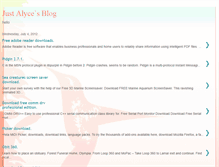 Tablet Screenshot of justalyceblogs.blogspot.com