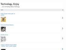 Tablet Screenshot of enjoytechnology2010.blogspot.com