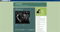 Desktop Screenshot of joeamaranthine.blogspot.com