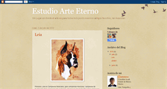 Desktop Screenshot of estudioarteeterno.blogspot.com