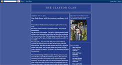 Desktop Screenshot of claytonclan.blogspot.com