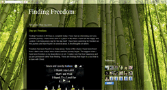 Desktop Screenshot of findingfreedomin90days.blogspot.com