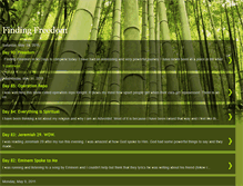 Tablet Screenshot of findingfreedomin90days.blogspot.com
