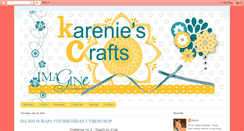 Desktop Screenshot of kareniescrafts.blogspot.com