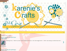 Tablet Screenshot of kareniescrafts.blogspot.com