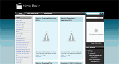 Desktop Screenshot of movie-box7.blogspot.com