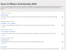 Tablet Screenshot of dunnandwilson.blogspot.com