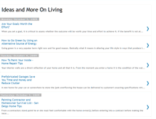 Tablet Screenshot of ideasandmore1.blogspot.com