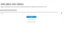 Tablet Screenshot of cineclasico.blogspot.com
