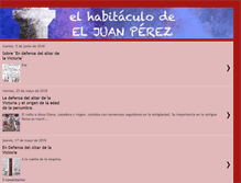 Tablet Screenshot of eljuanperez.blogspot.com