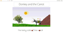 Desktop Screenshot of donkeyandthecarrot.blogspot.com