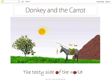 Tablet Screenshot of donkeyandthecarrot.blogspot.com