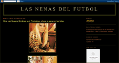 Desktop Screenshot of lasnenasdelfutbol.blogspot.com