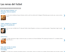 Tablet Screenshot of lasnenasdelfutbol.blogspot.com