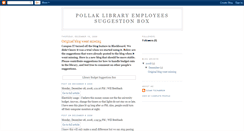 Desktop Screenshot of pollaklibrarysuggestionbox.blogspot.com