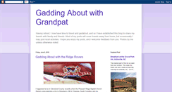 Desktop Screenshot of gaddingaboutwithgrandpat.blogspot.com